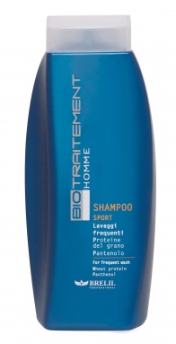Homme shampooing sport 