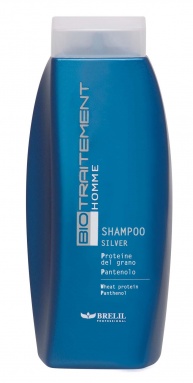 Homme Shampooing argent